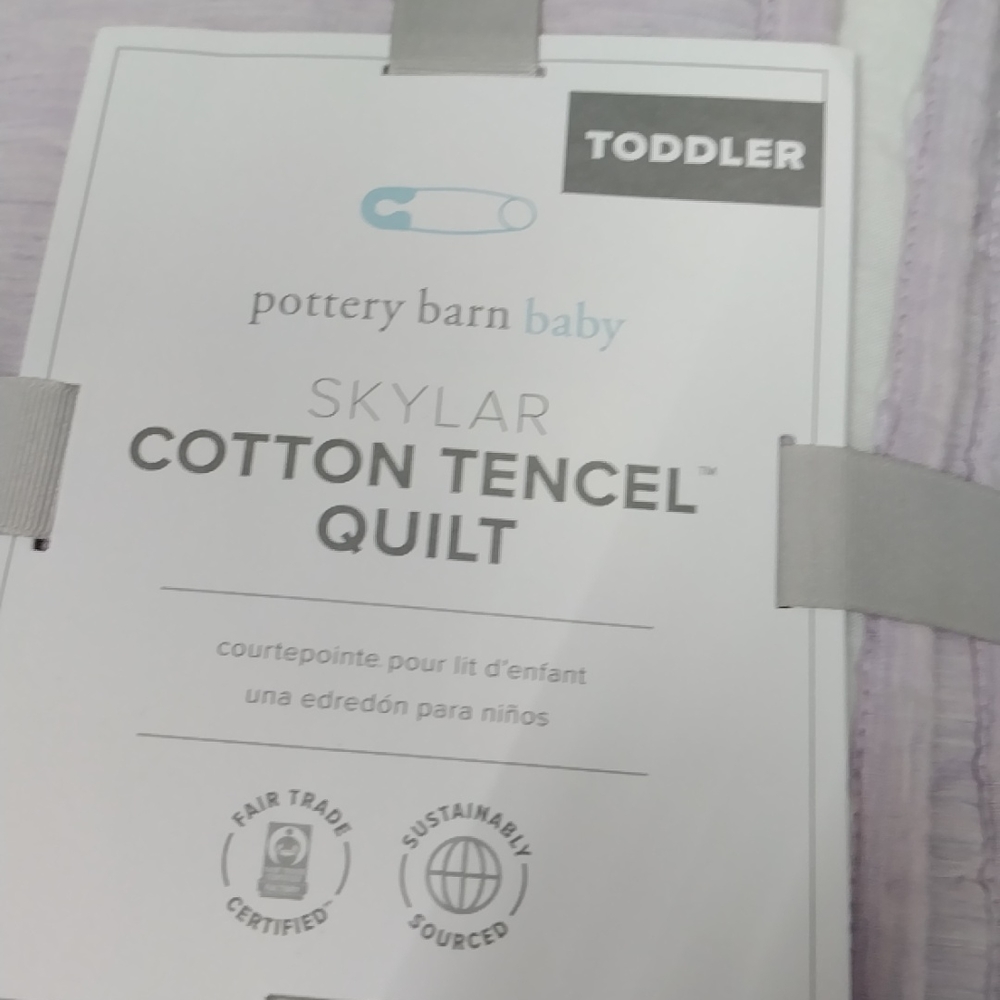 Pottery Barn's baby toddler cotton quilt